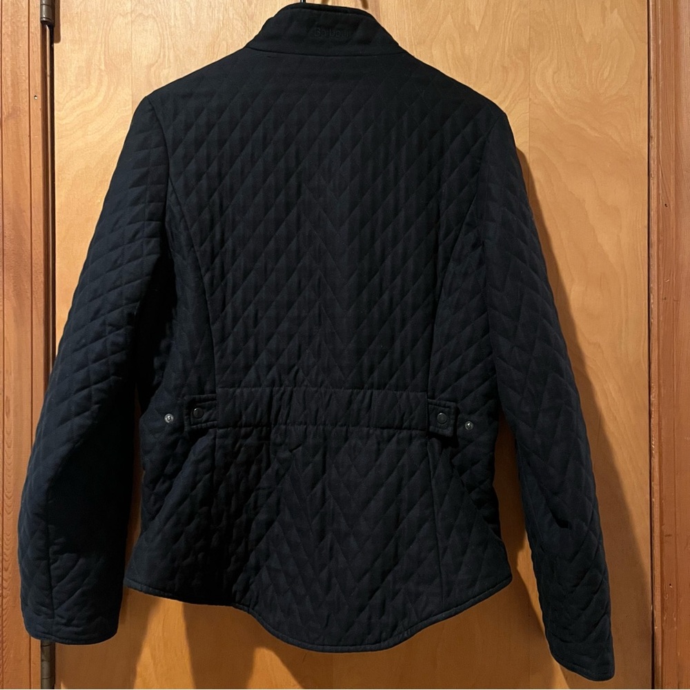 Barbour black quilted double-zip jacket - Picture 6 of 10